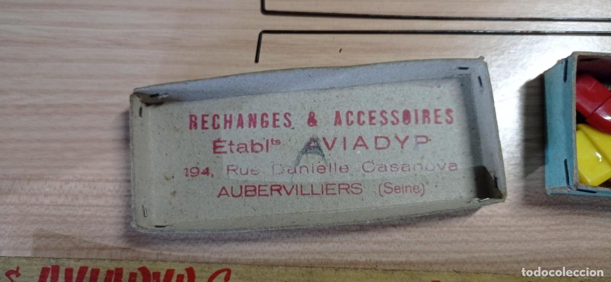 Juguetes antiguos de hojalata: CAJA DE CONSTRUCCION DE AVION AVIADYP - Foto 11