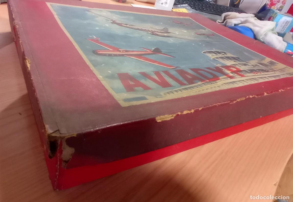 Juguetes antiguos de hojalata: CAJA DE CONSTRUCCION DE AVION AVIADYP - Foto 14