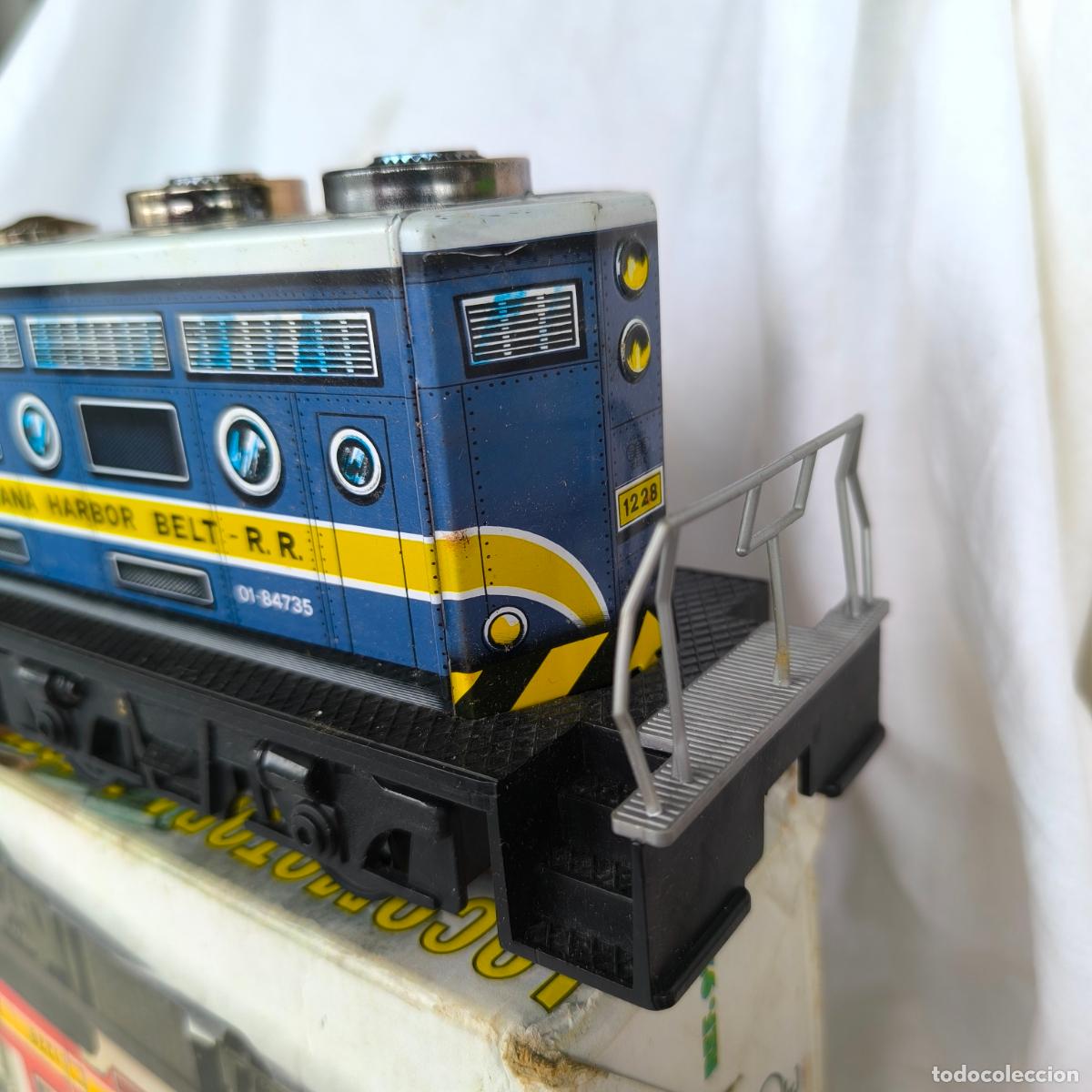 Juguetes antiguos de hojalata: LOCOMOTORA DIESEL DE EGE REF 92 FUNCIONANDO CON CAJA - Foto 13
