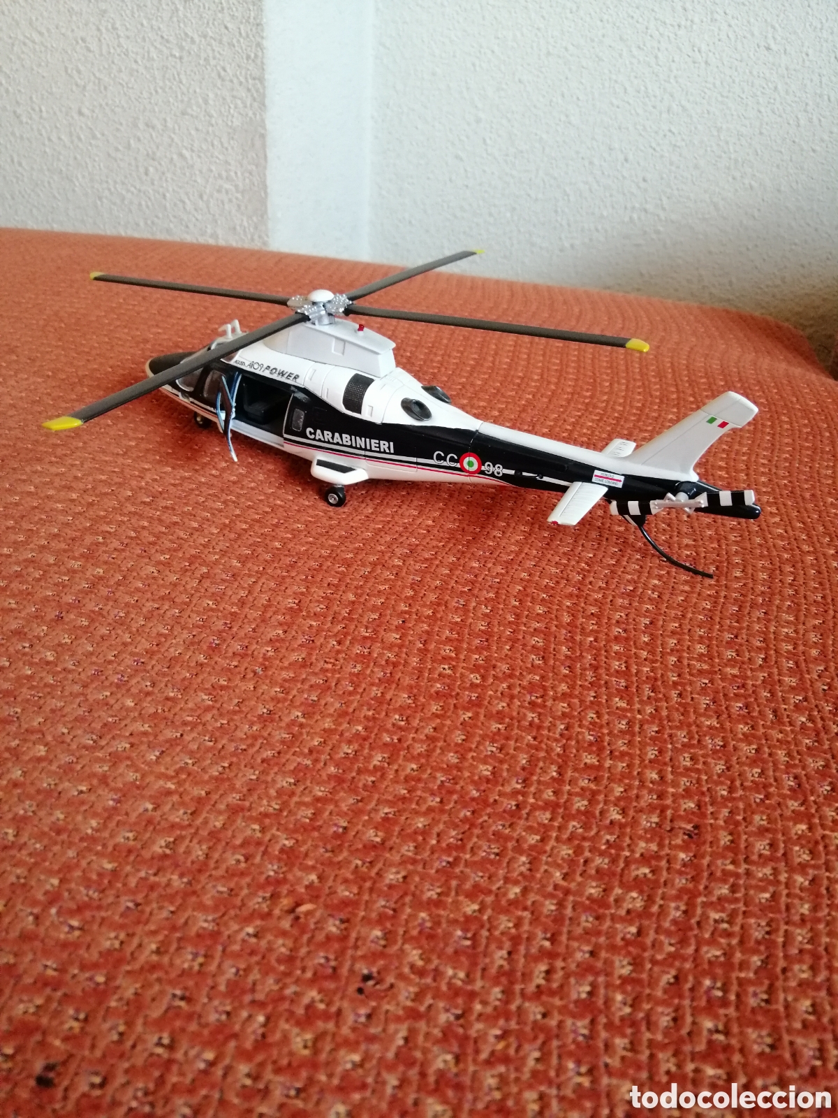 Juguetes antiguos de hojalata: HELIC&Oacute;PTERO ITALIANO - Foto 2
