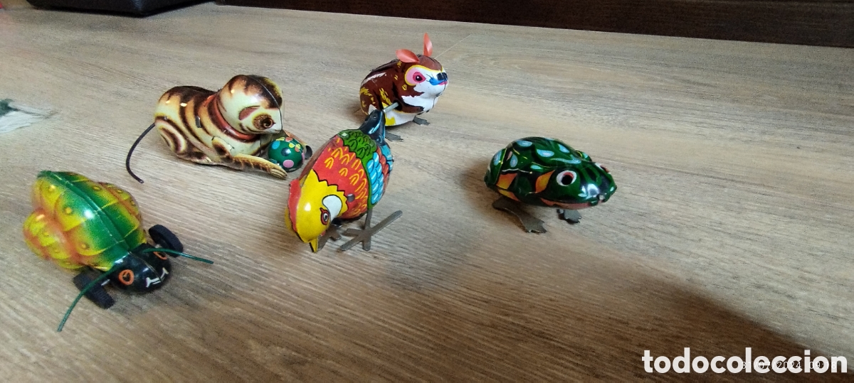Juguetes antiguos de hojalata: Animales de hojalata - Foto 2