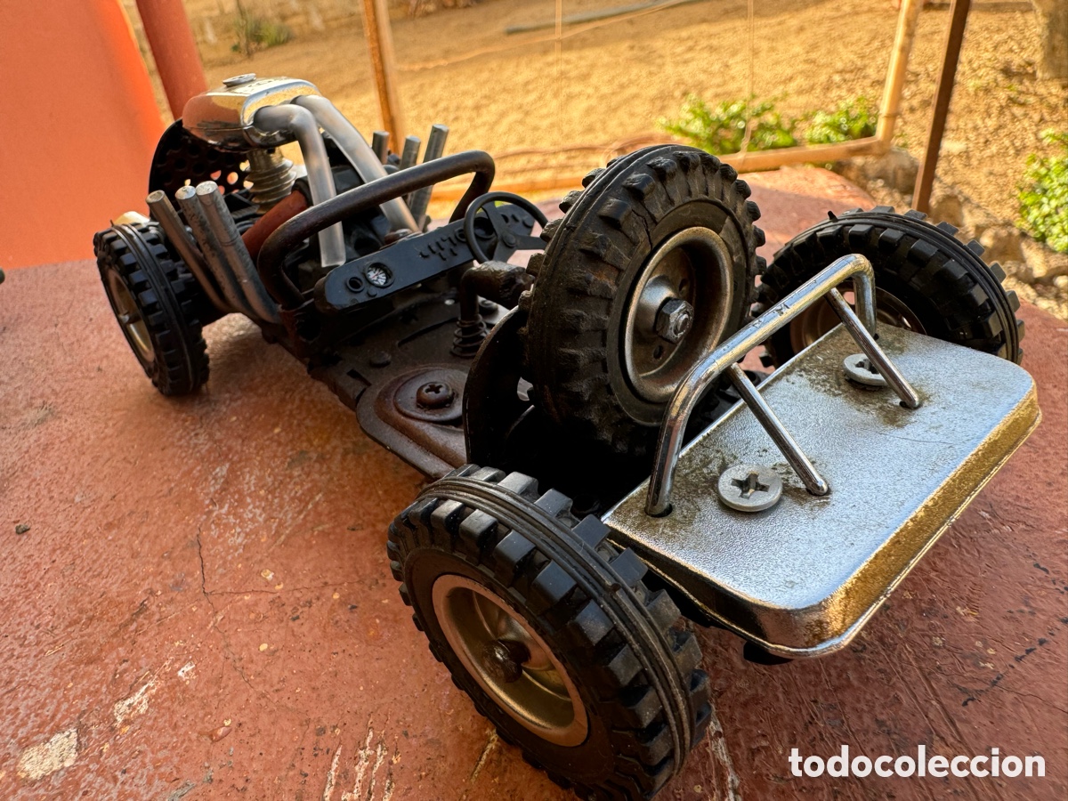 Juguetes antiguos de hojalata: RAT ROD ESTILO MAD MAX - Foto 2