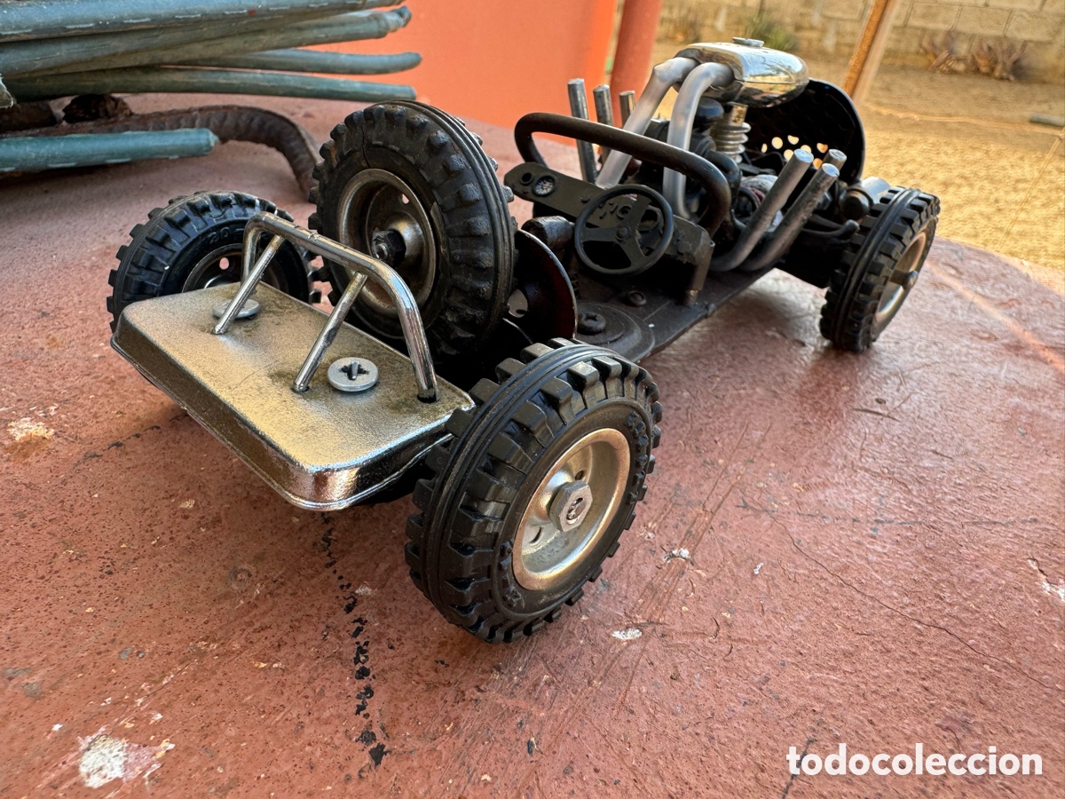 Juguetes antiguos de hojalata: RAT ROD ESTILO MAD MAX - Foto 9