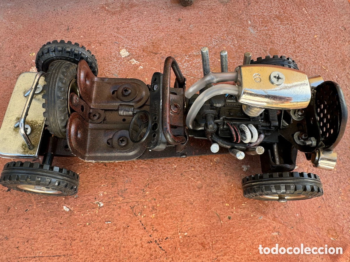 Juguetes antiguos de hojalata: RAT ROD ESTILO MAD MAX - Foto 10