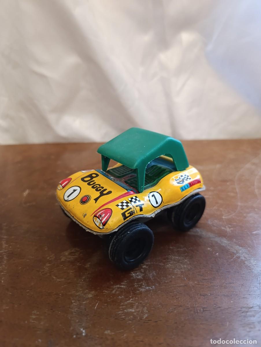 Juguetes antiguos de hojalata: Buggy de hojalata Payva - Foto 2