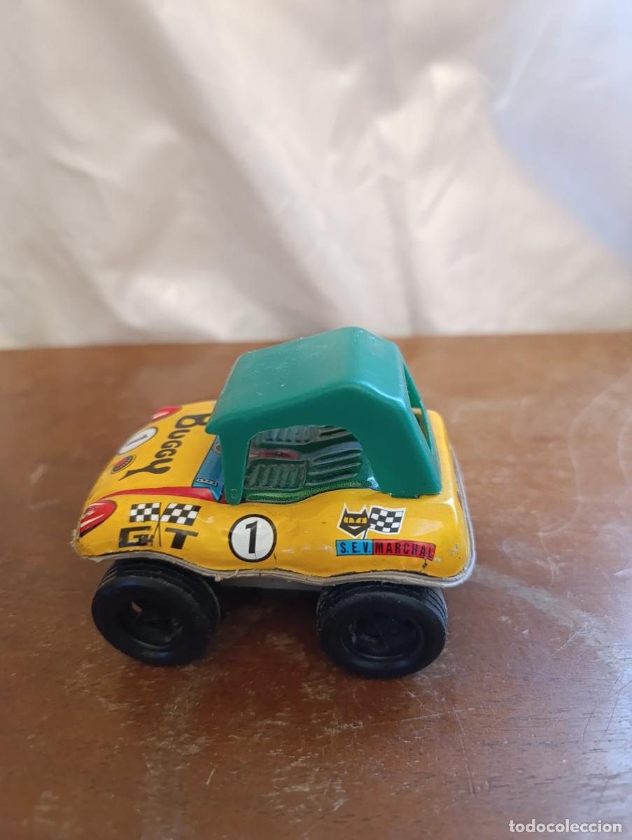 Juguetes antiguos de hojalata: Buggy de hojalata Payva - Foto 3