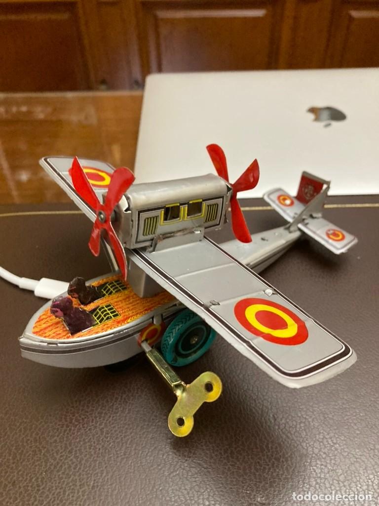 Juguetes antiguos de hojalata: aviones coleccion lote - Foto 3
