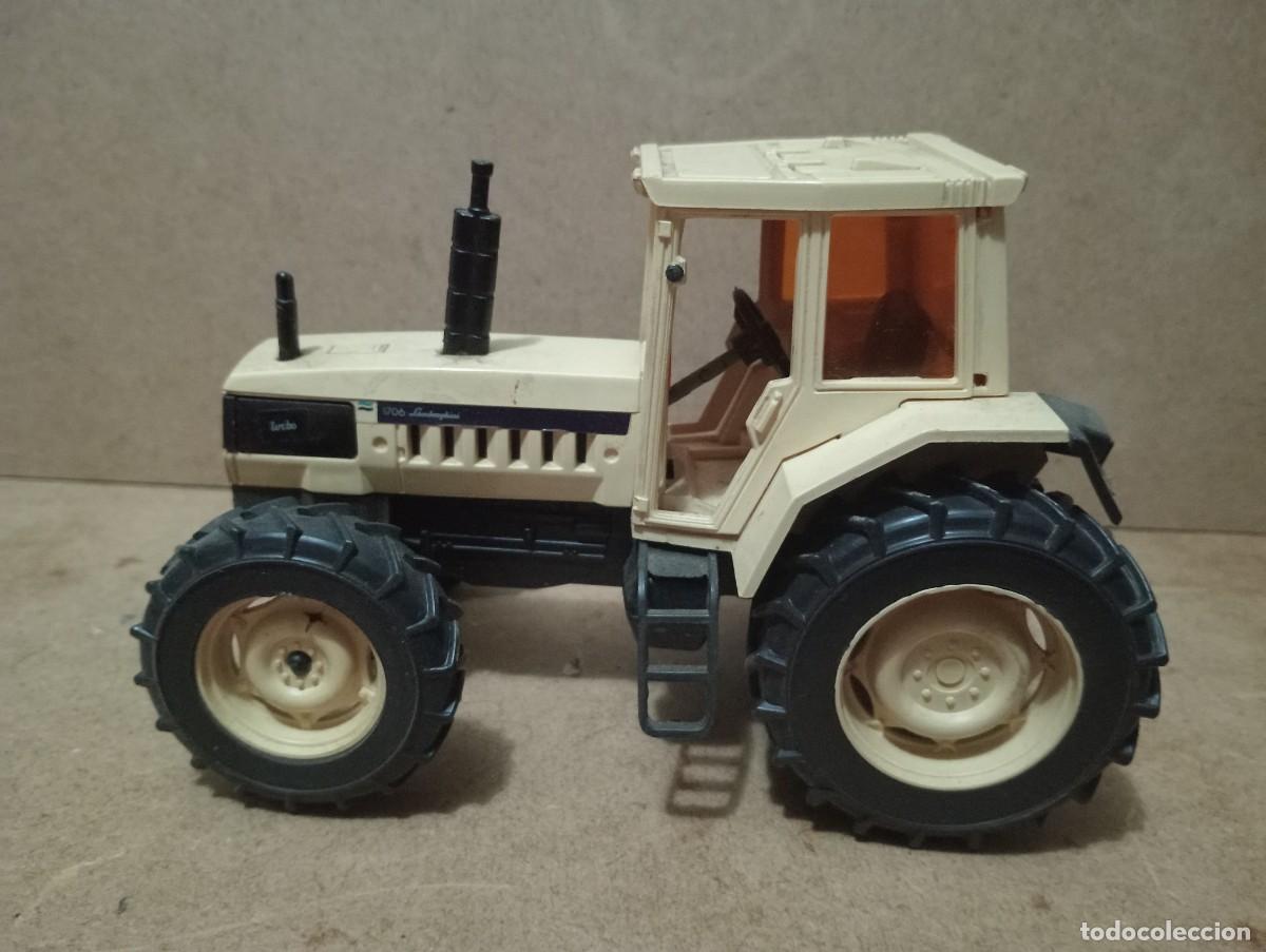 Juguetes antiguos de hojalata: Antiguo tractor metalico - Foto 1