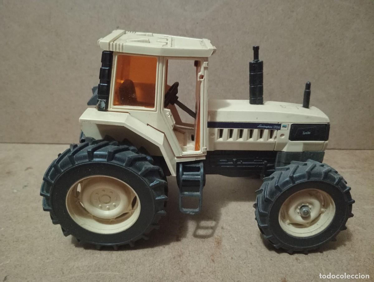 Juguetes antiguos de hojalata: Antiguo tractor metalico - Foto 2