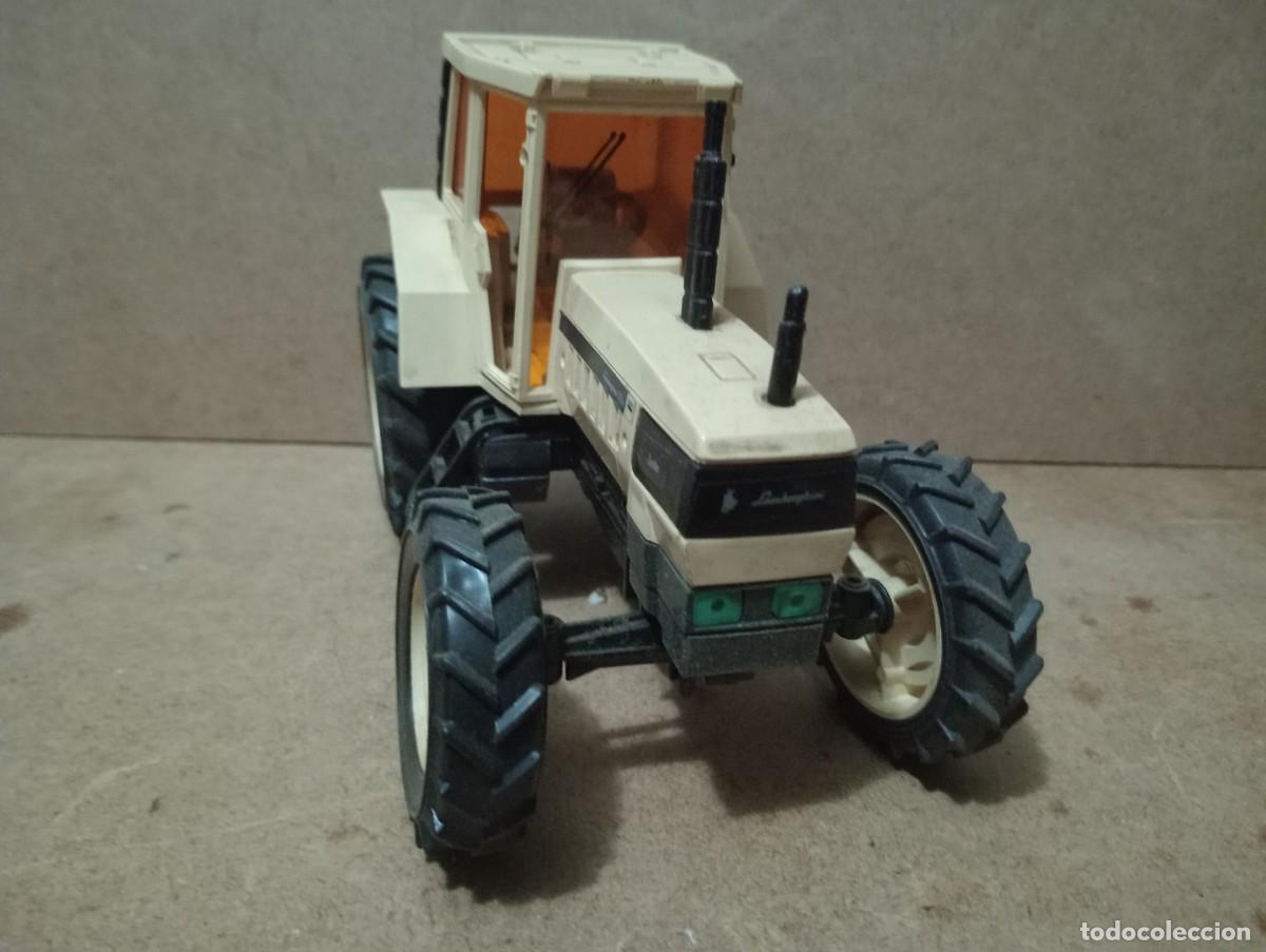 Juguetes antiguos de hojalata: Antiguo tractor metalico - Foto 4