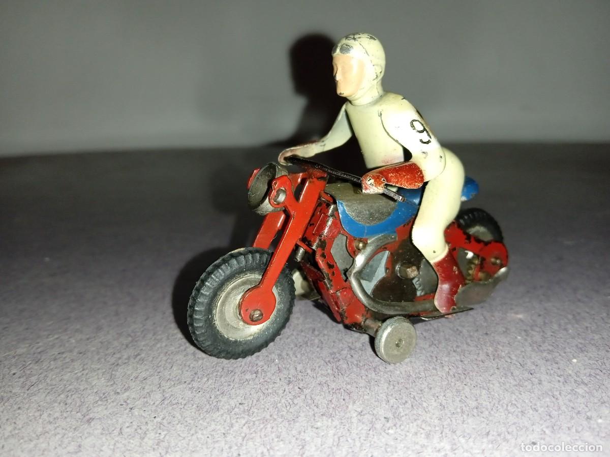 Juguetes antiguos de hojalata: MOTO Pulga , de PAYA. - Foto 7