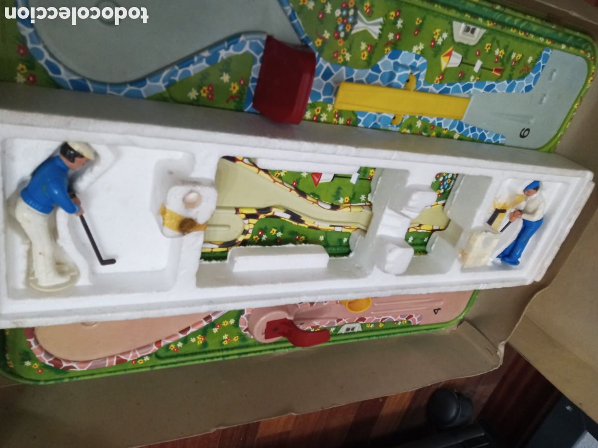 Juguetes antiguos de hojalata: 1969 Minigolf miniatura. Technofix - Foto 5