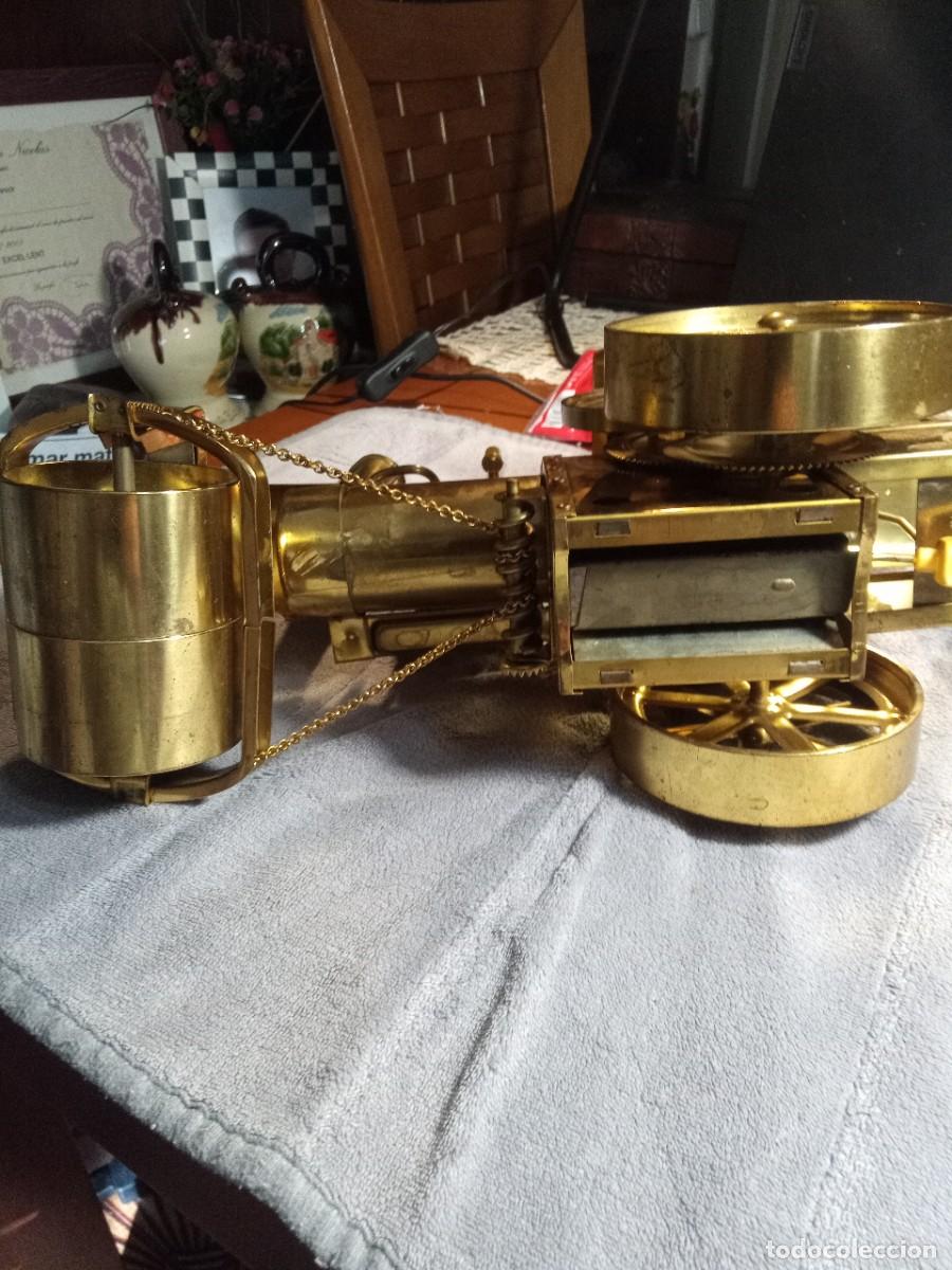 Juguetes antiguos de hojalata: Wilesco Tractor ,apisonadora y remolque cisterna - Foto 4