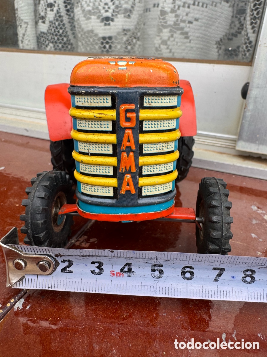 Juguetes antiguos de hojalata: TRACTOR GANA PARA RESTAURAR - Foto 4