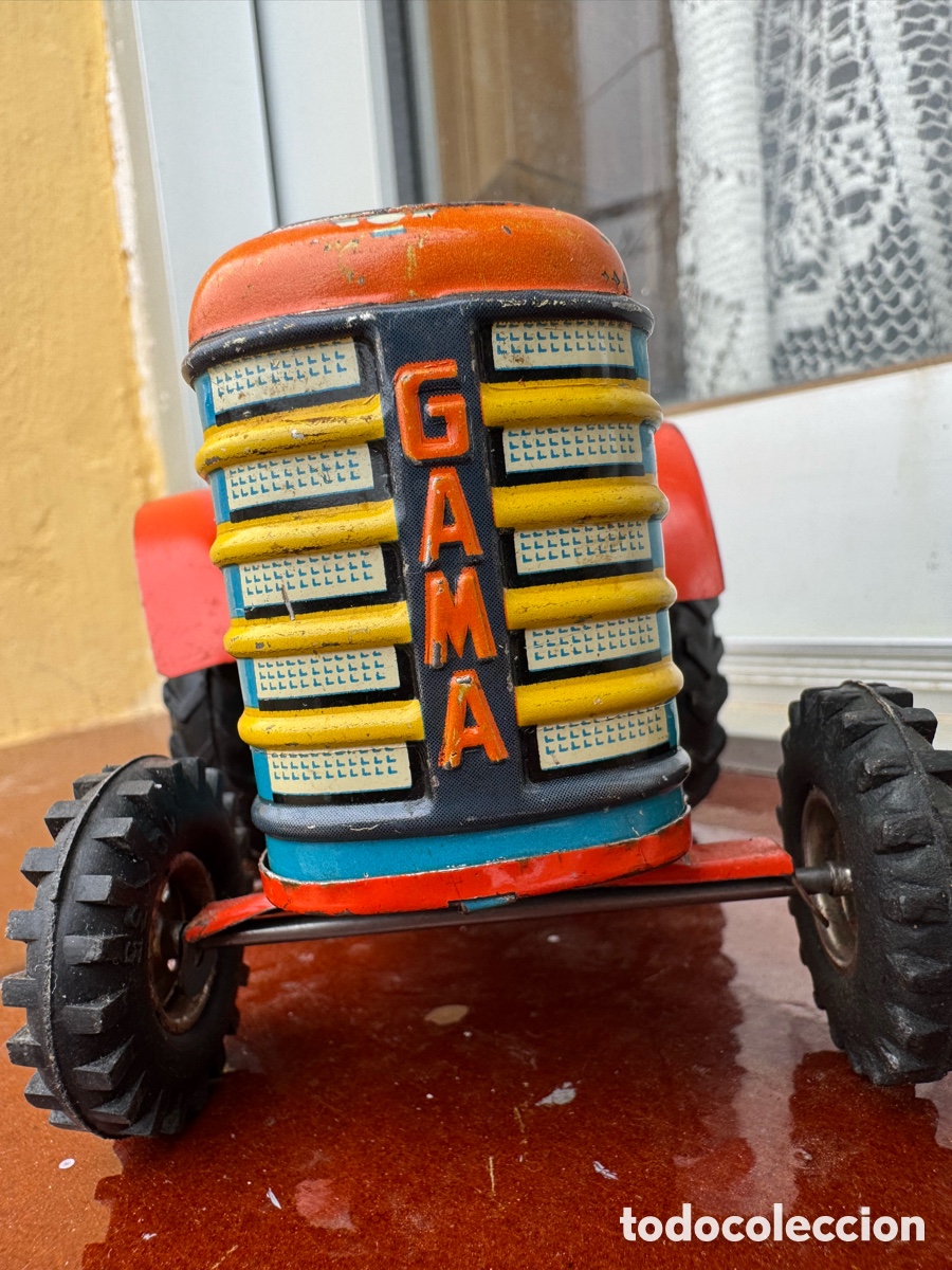 Juguetes antiguos de hojalata: TRACTOR GANA PARA RESTAURAR - Foto 5