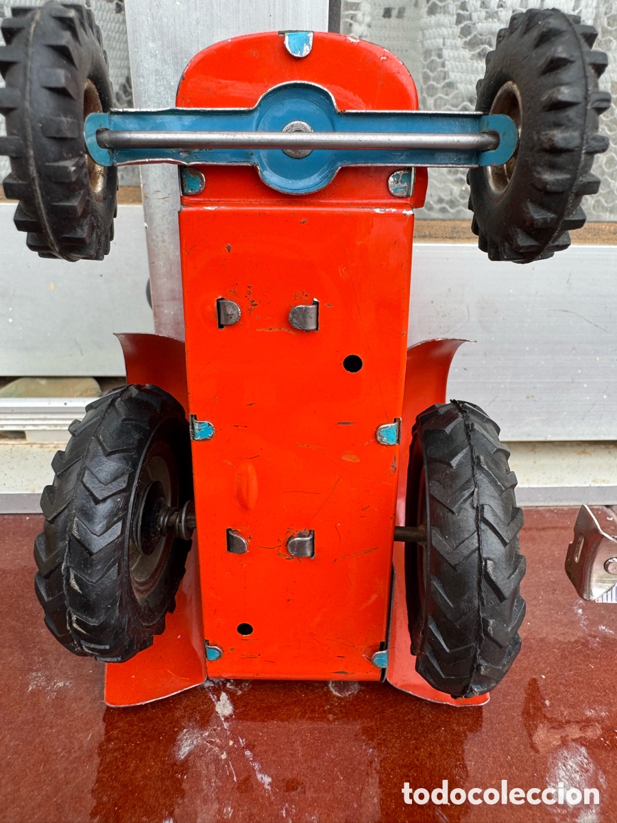 Juguetes antiguos de hojalata: TRACTOR GANA PARA RESTAURAR - Foto 11