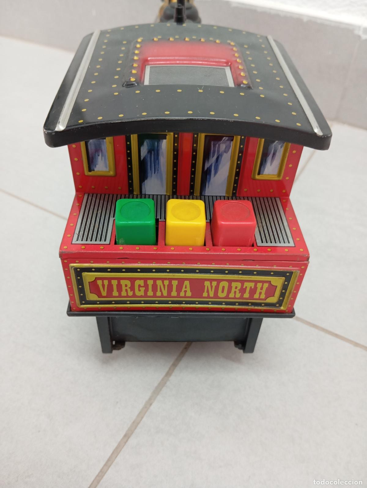 Juguetes antiguos de hojalata: Tren Hojalata Marca EGE. - Foto 4