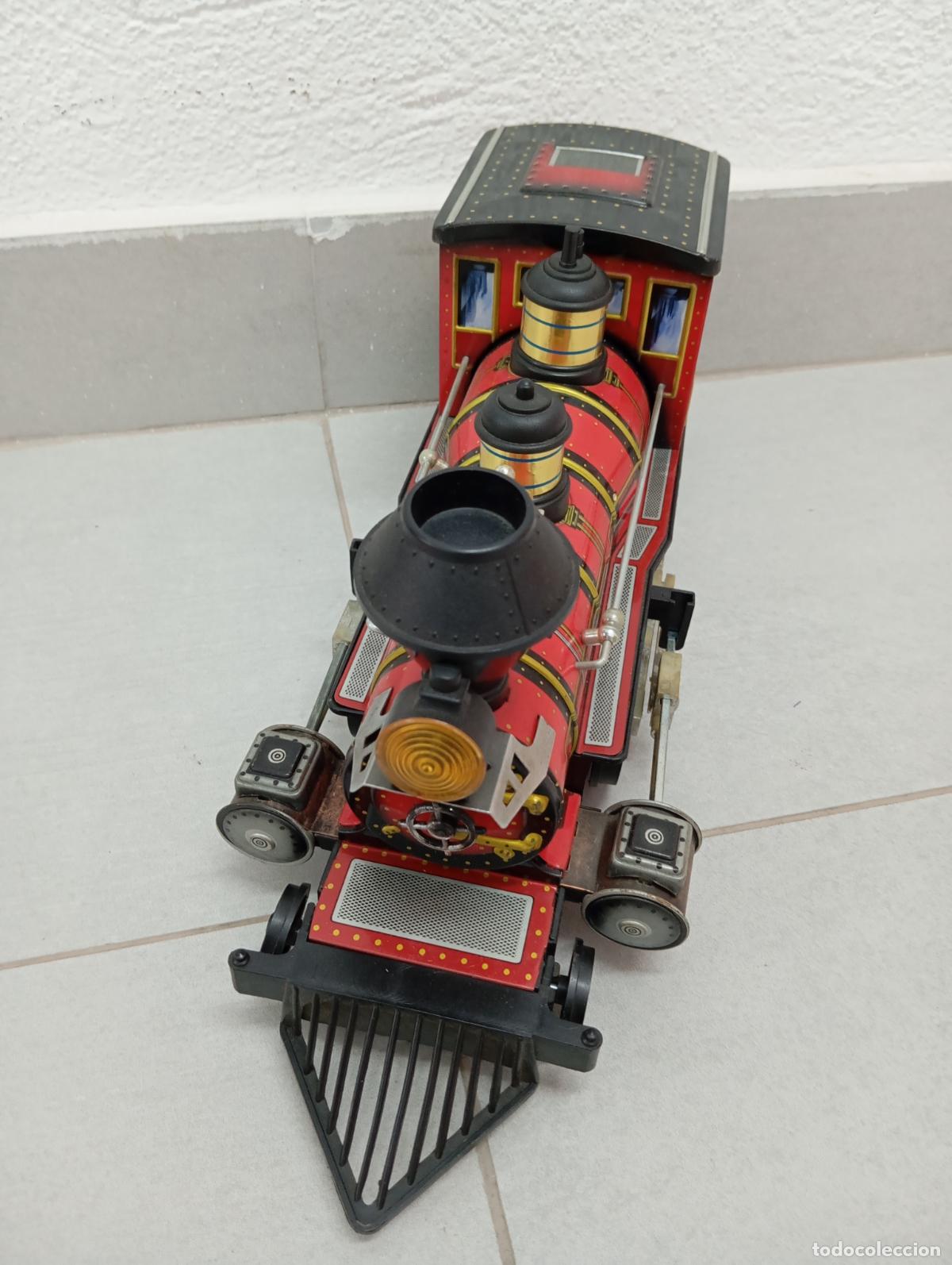 Juguetes antiguos de hojalata: Tren Hojalata Marca EGE. - Foto 5