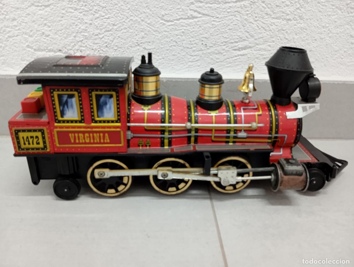 Juguetes antiguos de hojalata: Tren Hojalata Marca EGE. - Foto 1