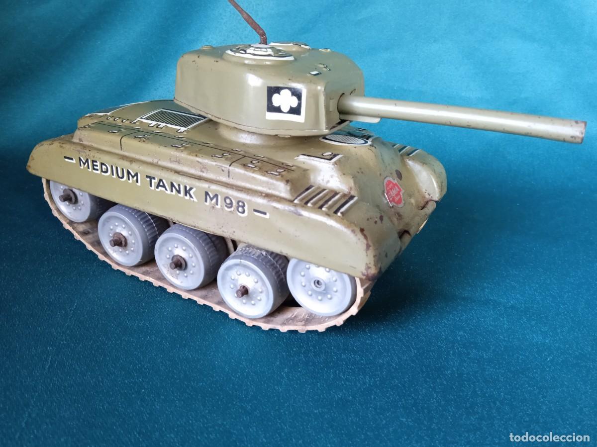 Juguetes antiguos de hojalata: TANQUE de GAMA, Germany. - Foto 3