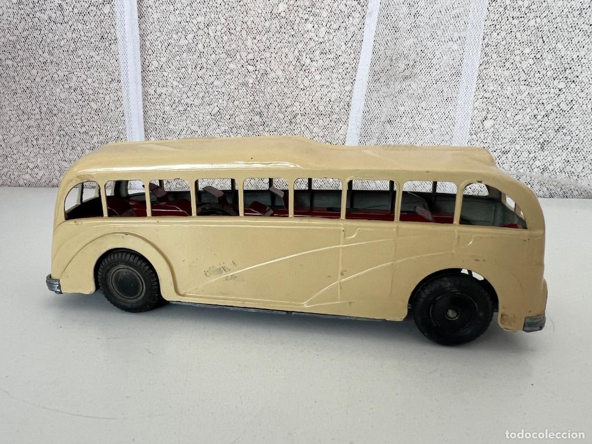 Juguetes antiguos de hojalata: AUTOBUS METTOY 820 MECHANICAL STREAMLINED EXPRESS - Foto 3