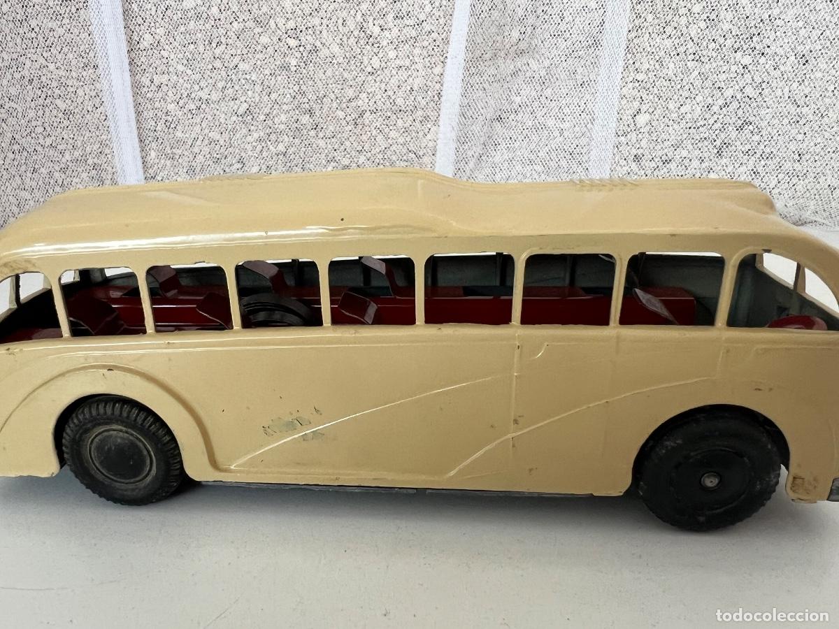 Juguetes antiguos de hojalata: AUTOBUS METTOY 820 MECHANICAL STREAMLINED EXPRESS - Foto 6
