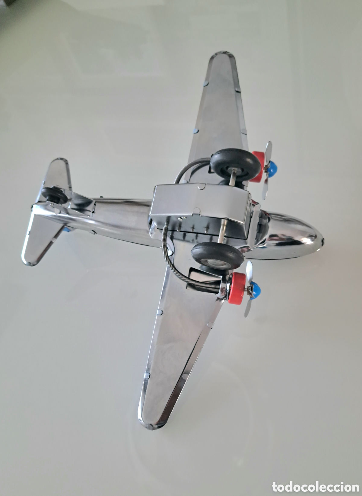 Juguetes antiguos de hojalata: AVI&Oacute;N DE HOJALATA SCHILLING - Foto 3