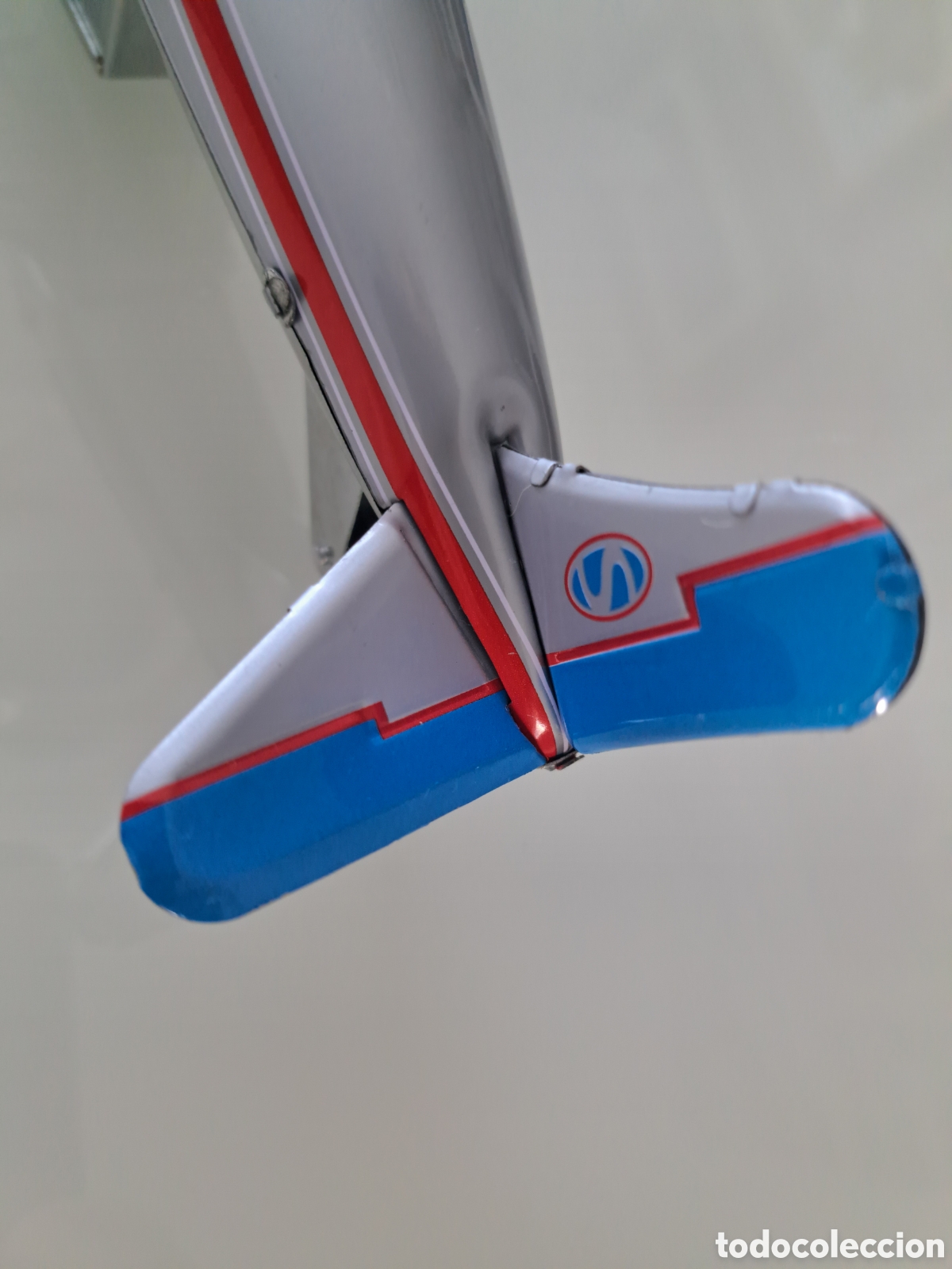 Juguetes antiguos de hojalata: AVI&Oacute;N DE HOJALATA SCHILLING - Foto 7