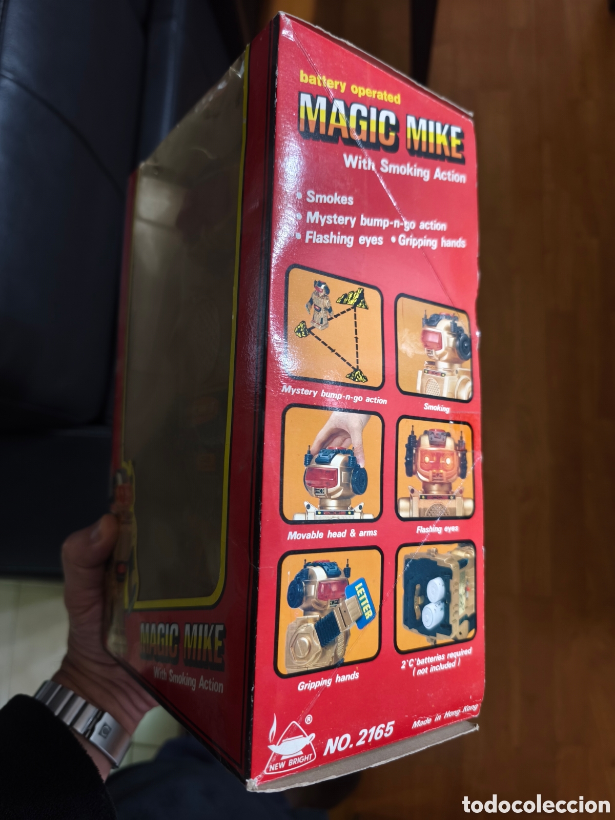 Juguetes antiguos de hojalata: Robot Magic Mike a Estrenar de Jugueter&iacute;a No Probado - Foto 2