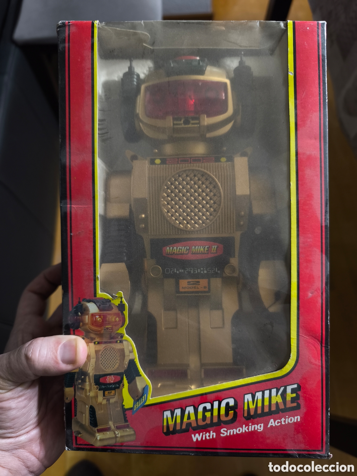 Juguetes antiguos de hojalata: Robot Magic Mike a Estrenar de Jugueter&iacute;a No Probado - Foto 1