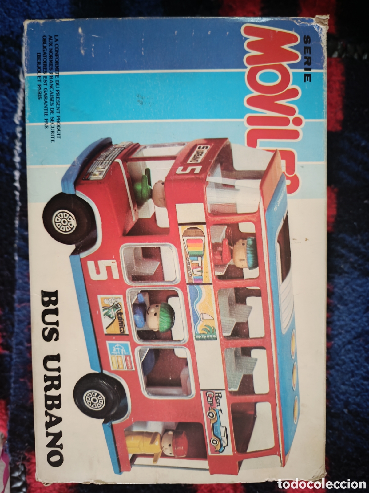 Juguetes antiguos de hojalata: Bus escolar de hojalata - Foto 9