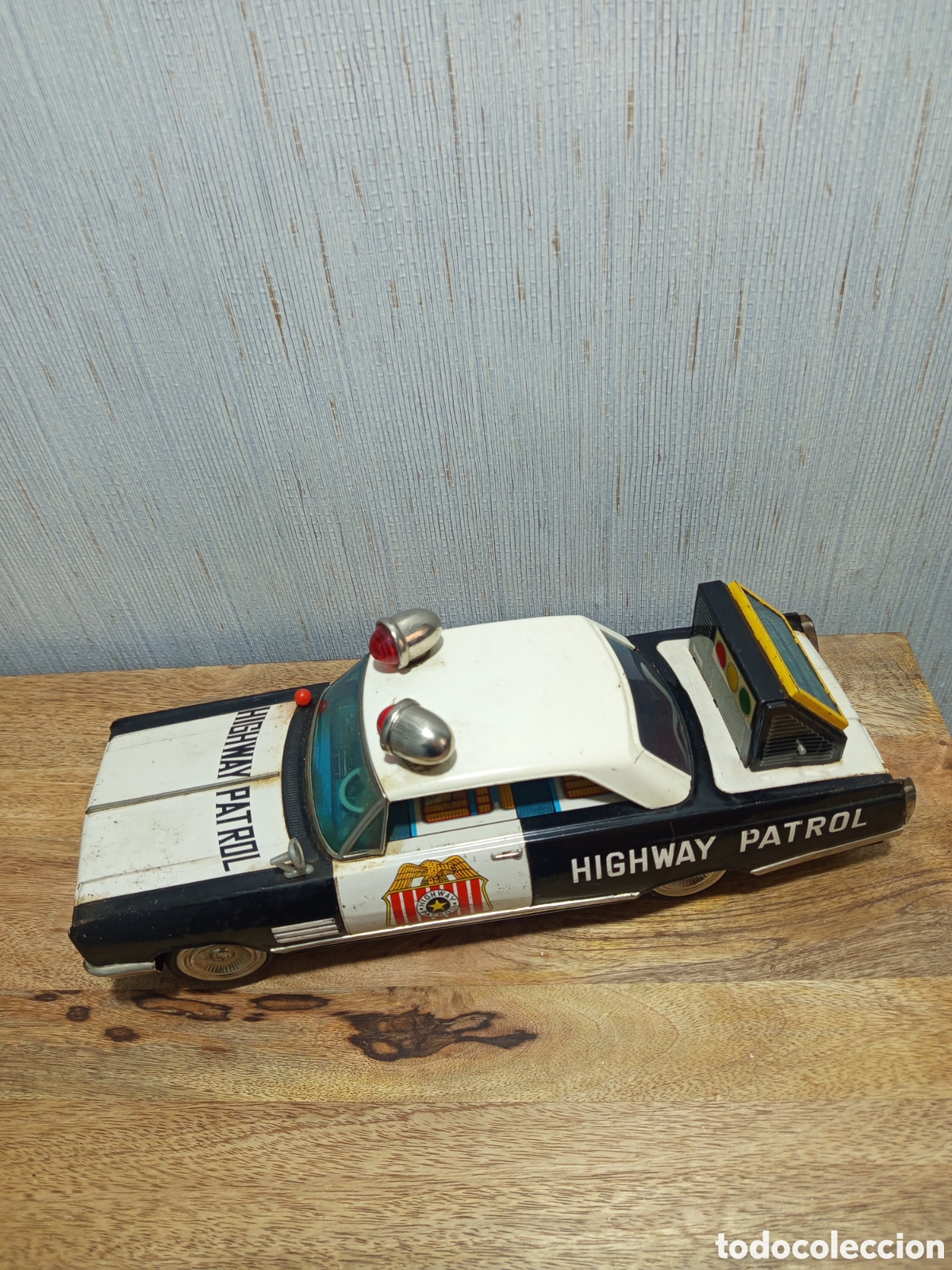 Juguetes antiguos de hojalata: Coche antiguo japones - Foto 2