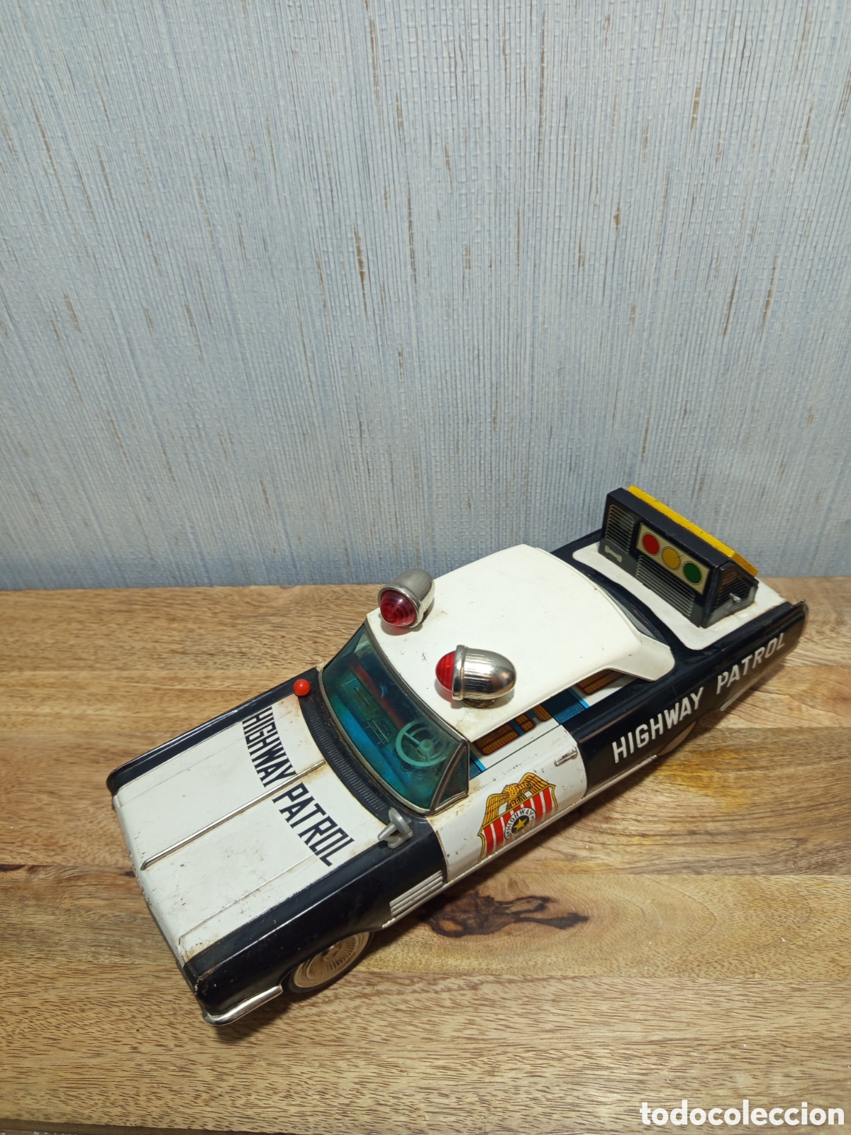 Juguetes antiguos de hojalata: Coche antiguo japones - Foto 1