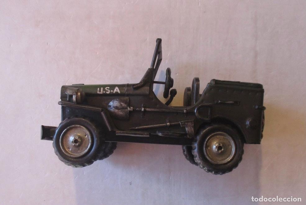 Juguetes antiguos de hojalata: COCHE: JEEP WILLYS USA - Foto 2