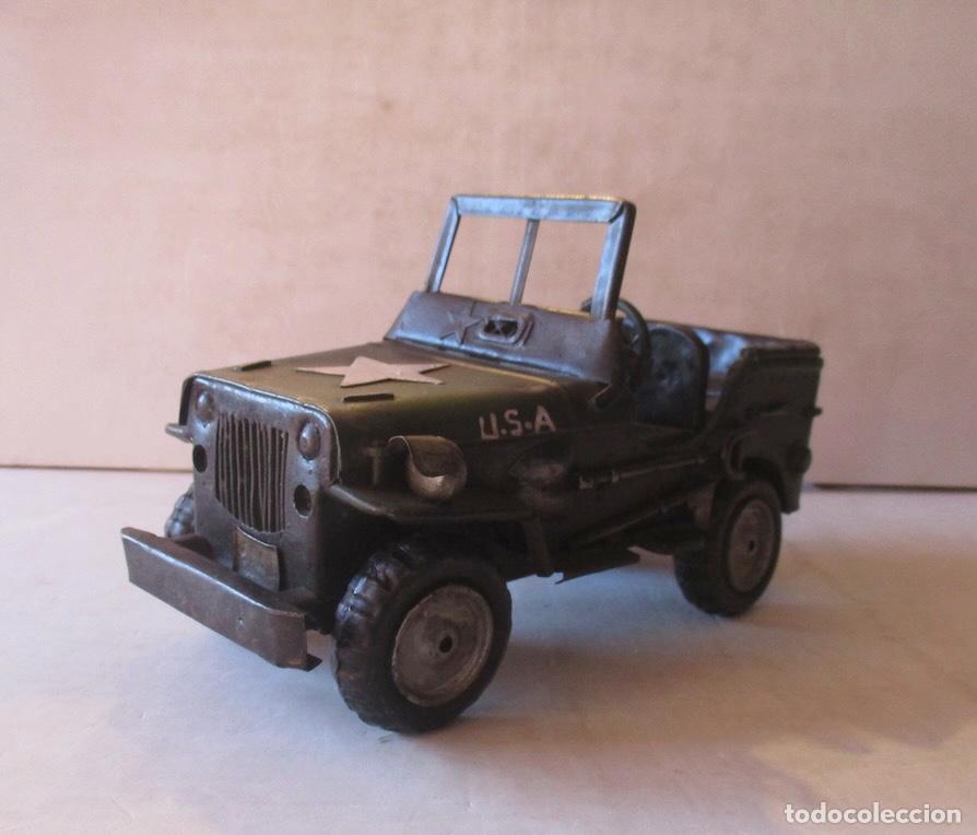 Juguetes antiguos de hojalata: COCHE: JEEP WILLYS USA - Foto 3
