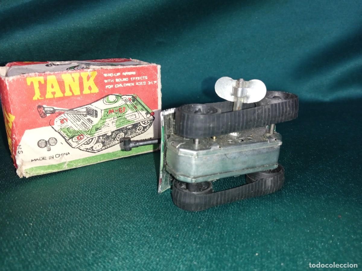 Juguetes antiguos de hojalata: TANQUE de Hojalata, miniatura. - Foto 4