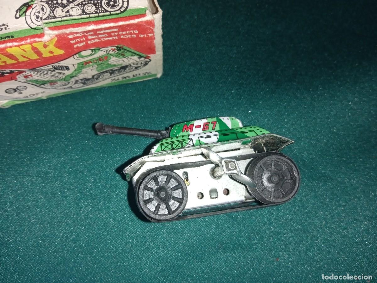 Juguetes antiguos de hojalata: TANQUE de Hojalata, miniatura. - Foto 5