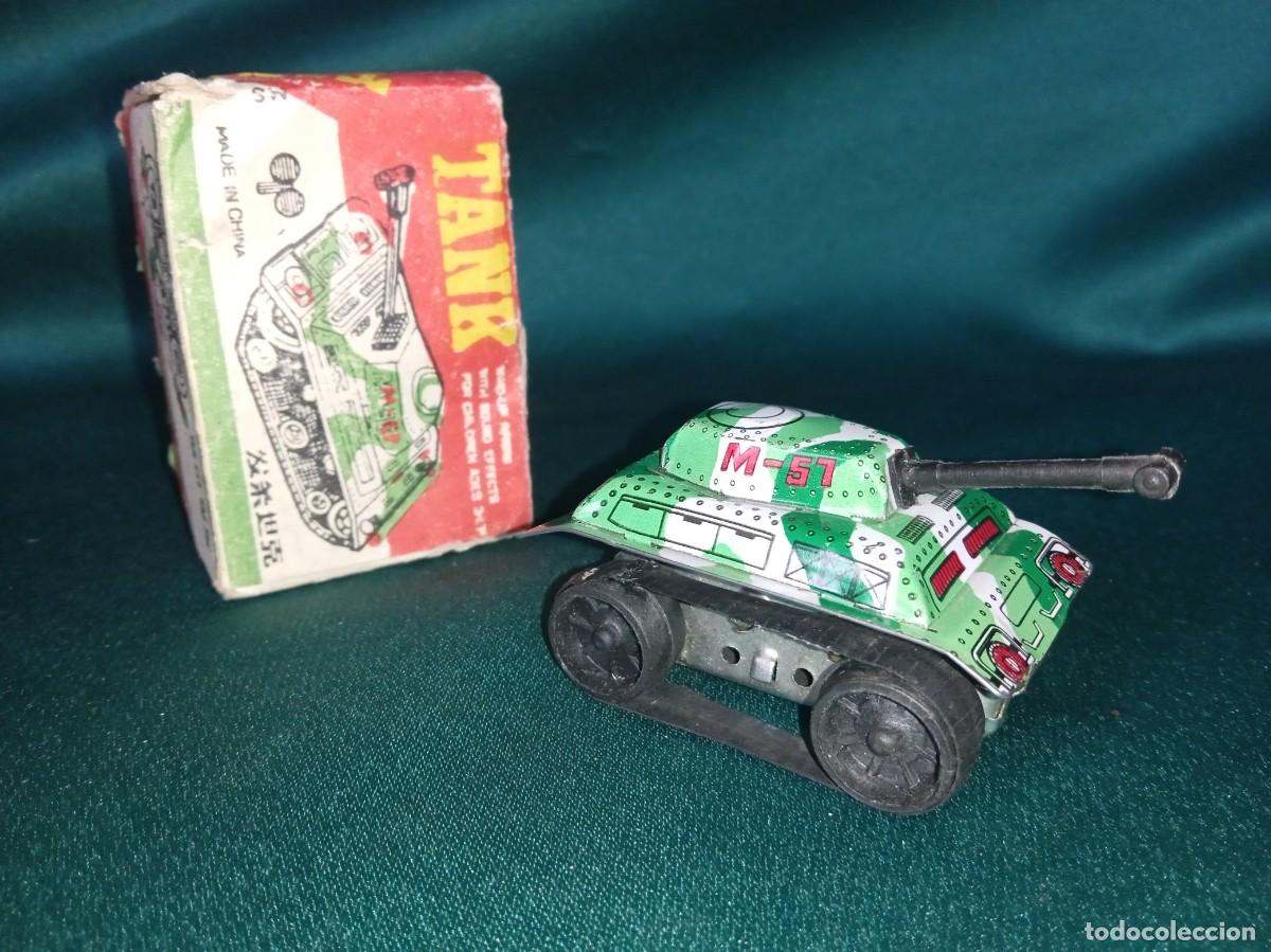 Juguetes antiguos de hojalata: TANQUE de Hojalata, miniatura. - Foto 6