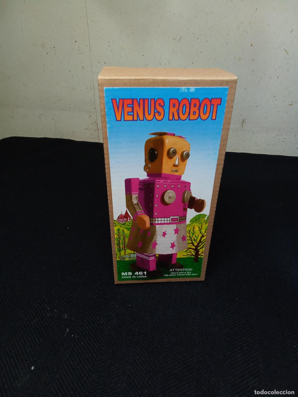 Juguetes antiguos de hojalata: ROBOT HOJALATA VENUS - Foto 2