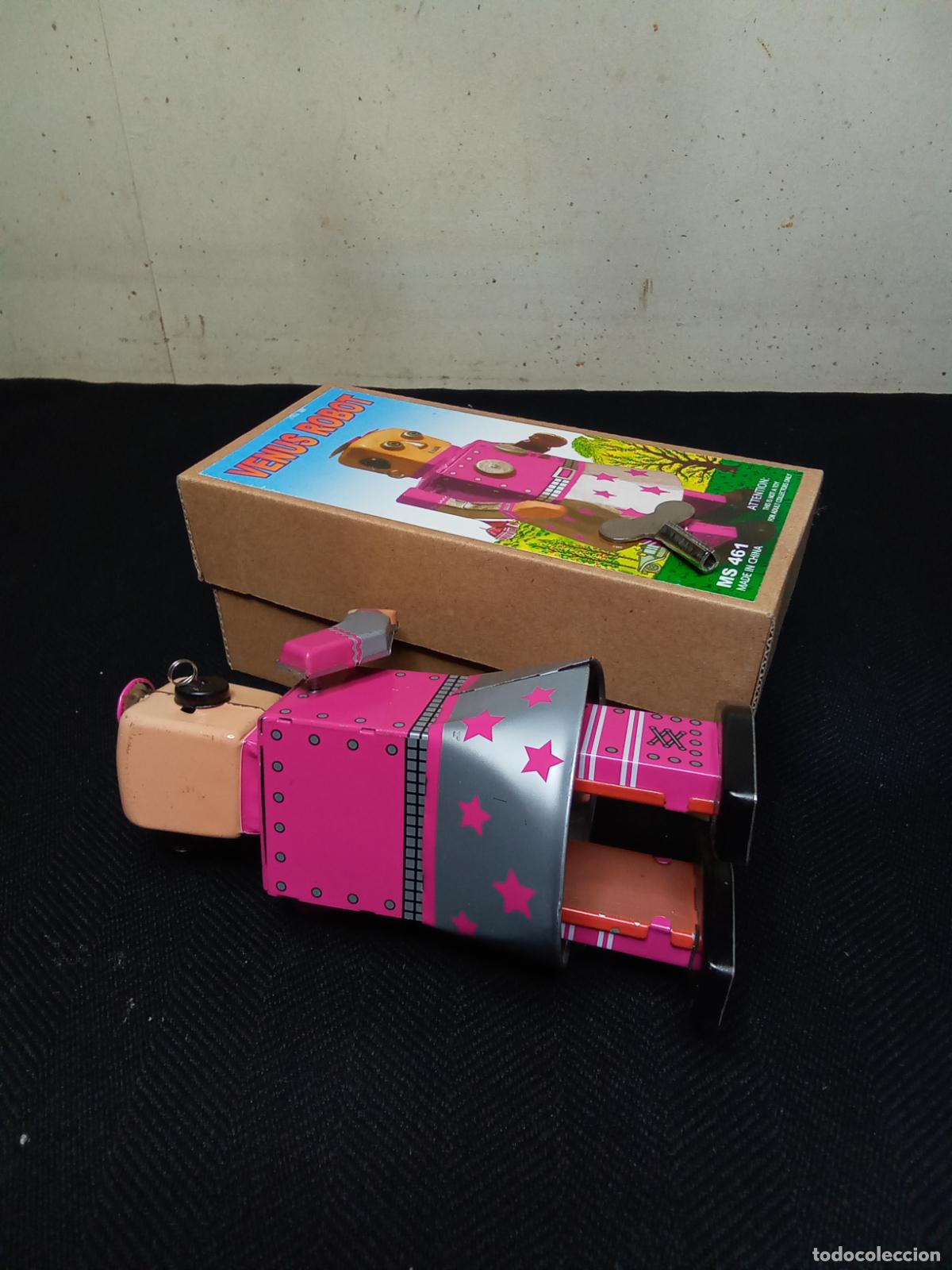Juguetes antiguos de hojalata: ROBOT HOJALATA VENUS - Foto 9
