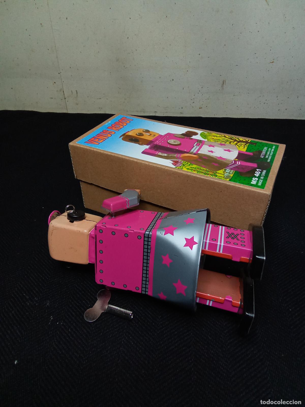 Juguetes antiguos de hojalata: ROBOT HOJALATA VENUS - Foto 10