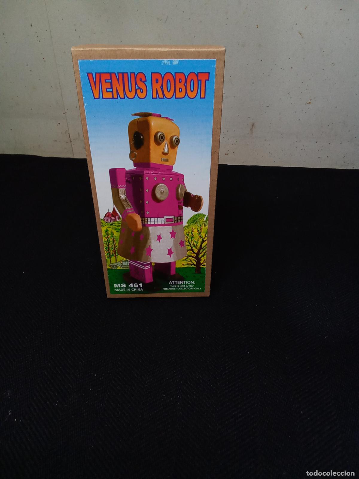 Juguetes antiguos de hojalata: ROBOT HOJALATA VENUS - Foto 11