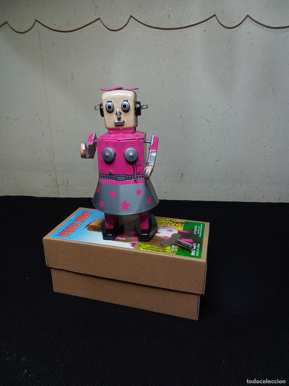 Juguetes antiguos de hojalata: ROBOT HOJALATA VENUS - Foto 1