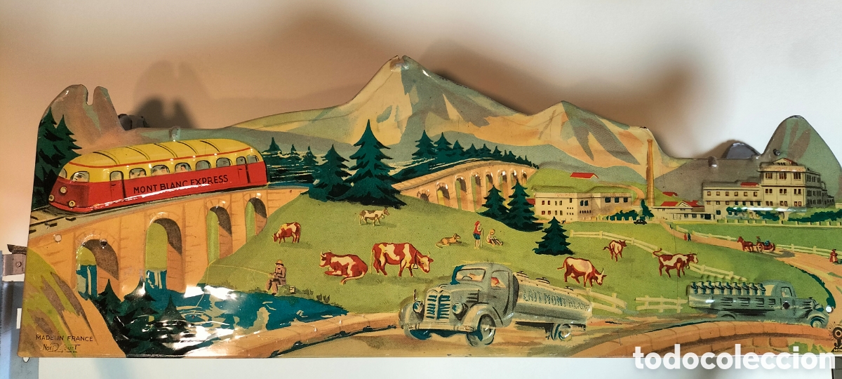 Juguetes antiguos de hojalata: Mont Blanc Express. 1950 - Foto 3