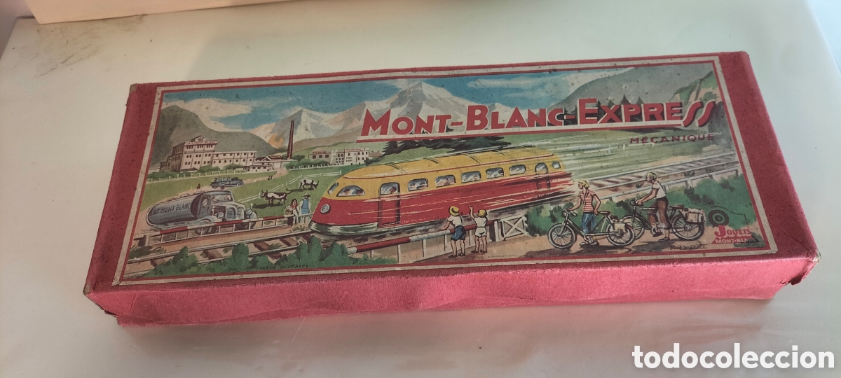 Juguetes antiguos de hojalata: Mont Blanc Express. 1950 - Foto 11