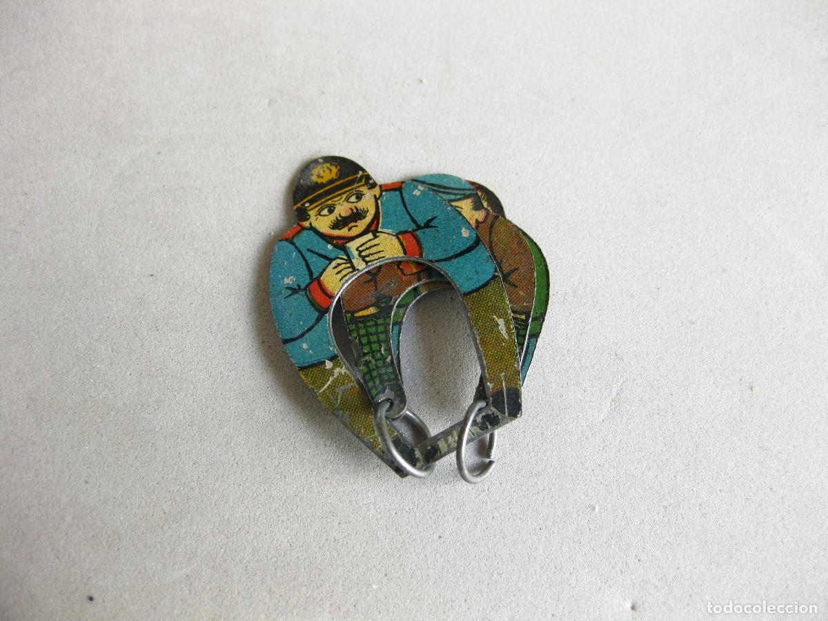 Juguetes antiguos de hojalata: JUGUETE DE LATA LITOGRAFIADA ANTIGUO DESCONOCIDO