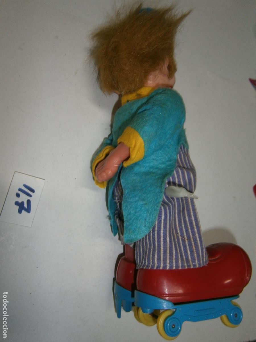 Juguetes antiguos de hojalata: ANTIGUO PAYASO A CUERDA - Foto 3