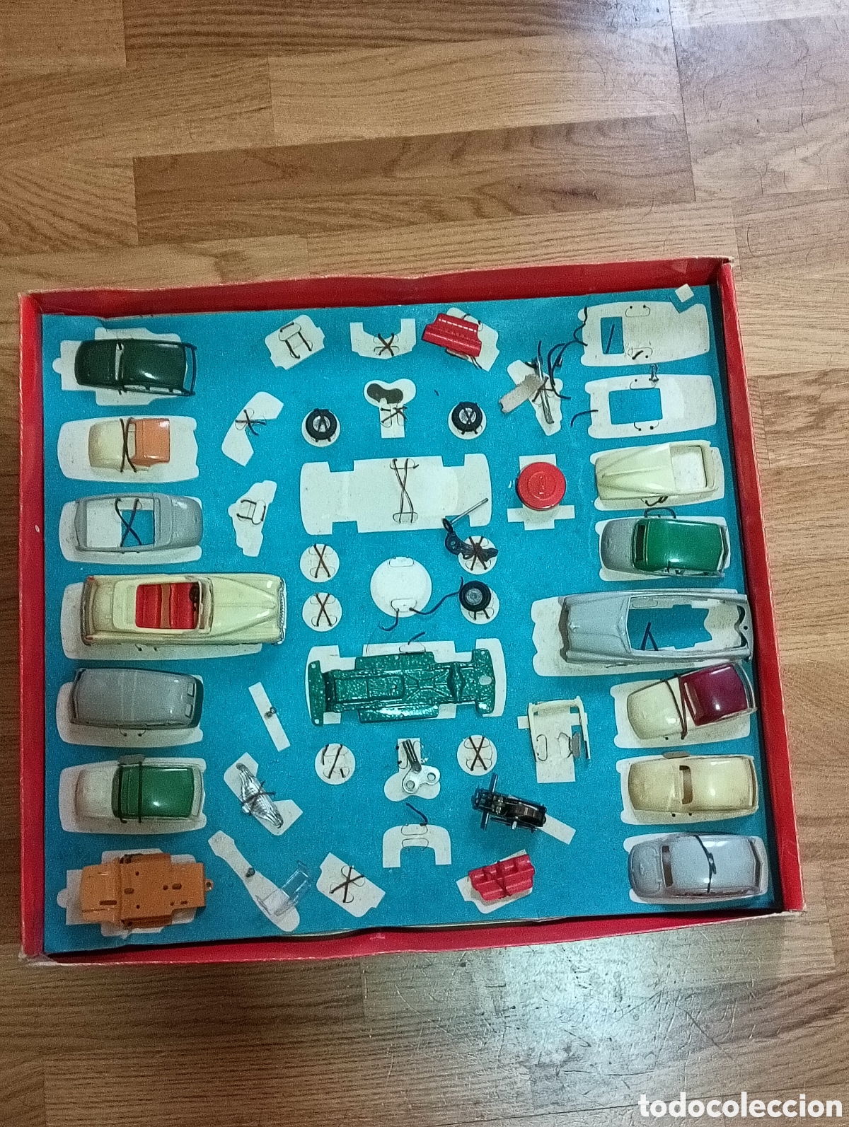 Juguetes antiguos de hojalata: Caja de construcci&oacute;n Paya