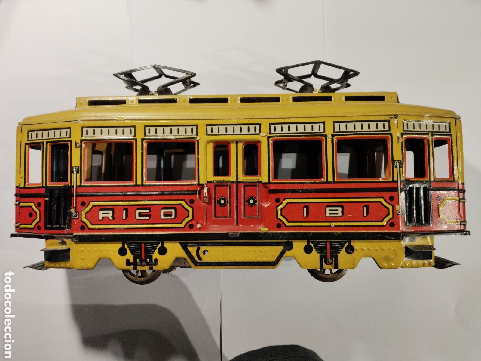 Juguetes antiguos de hojalata: Tranv&iacute;a Rico Gran tama&ntilde;o