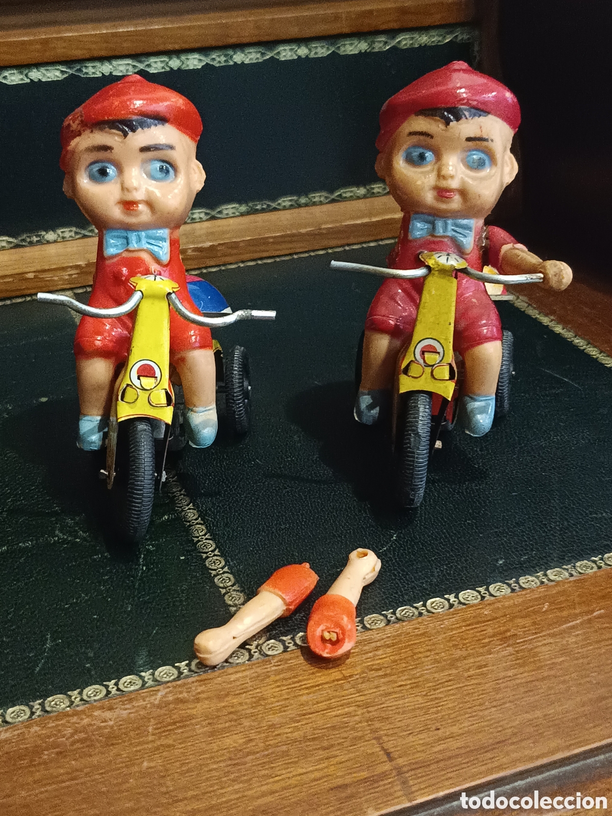 Juguetes antiguos de hojalata: LOTE 2 ANTIGUOS TRICICLOS &rdquo;Riiinnn&rdquo; - VERCOR / COMANDO MADE IN SPAIN I-304 A&Ntilde;OS 60 PARA RESTAURAR